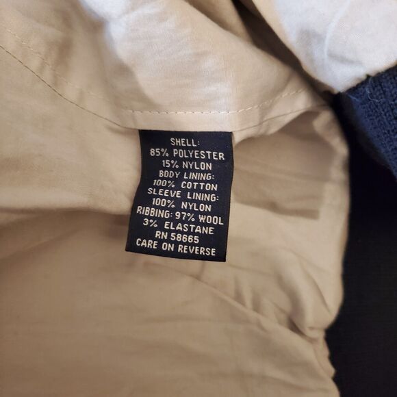 Faconnable Men's Bomber Jacket Size LT Navy - Picture 14 of 16